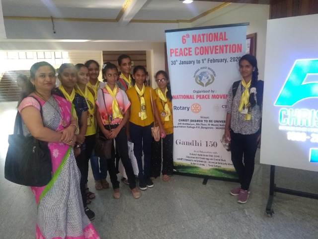 AMAR # 1170 Auxilium Lonavla participates at the 6th Peace Convention, Bangalore!