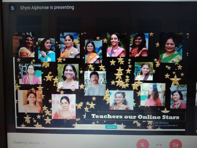 AMAR # 1270 “Teachers our online stars” says Auxilum Bandra!