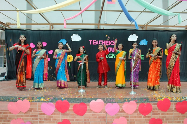 AMAR # 1460 Teachers' Day celebrated at Auxilium Ahmednagar